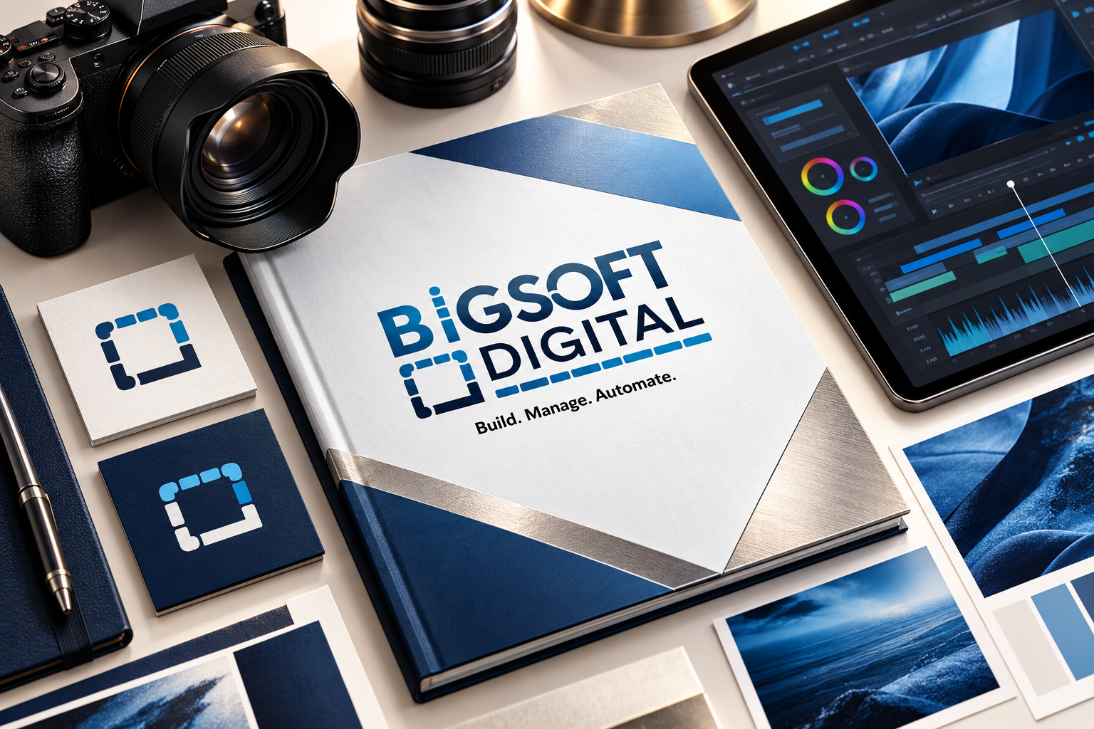 BigSoft illustration: visual design and video production